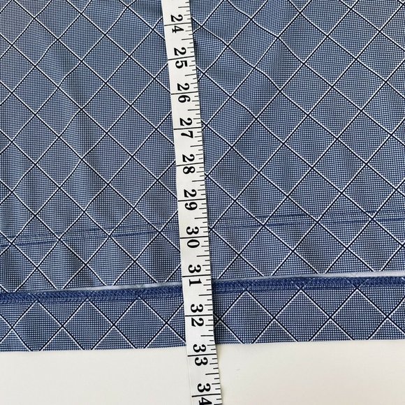 FootJoy FJ Mens Golf Polo Short Sleeve Blue Shirt Sz XL Logo Diamond Pattern - Picture 8 of 9